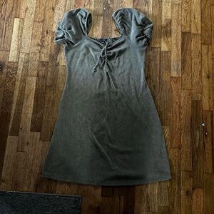 Chic Olive Mini Dress